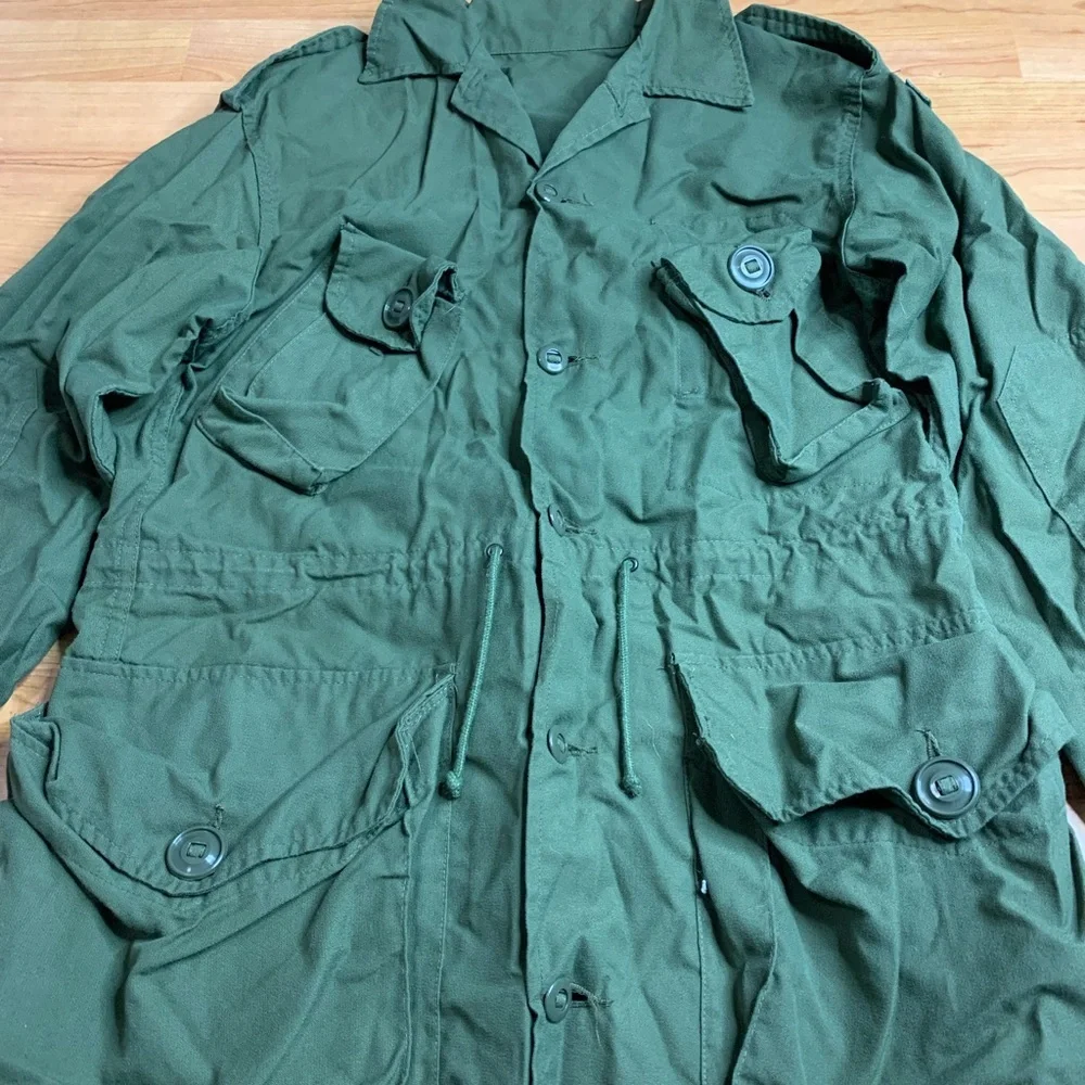 Vintage Canadian Army OG-107 Combat Field Jacket | MK II Olive Green - Picture 3 of 10